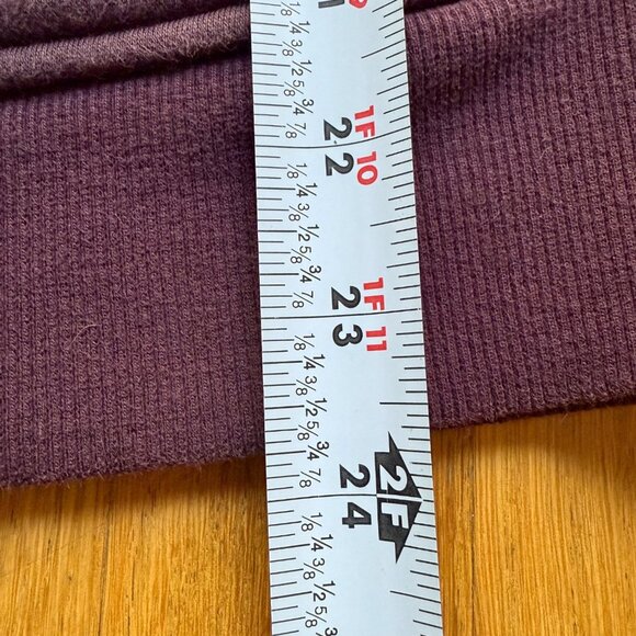 Lululemon Size 8 Purple Light Cotton Fleece Full-Zip Scuba Hoodie Sweatshirt - Picture 6 of 16